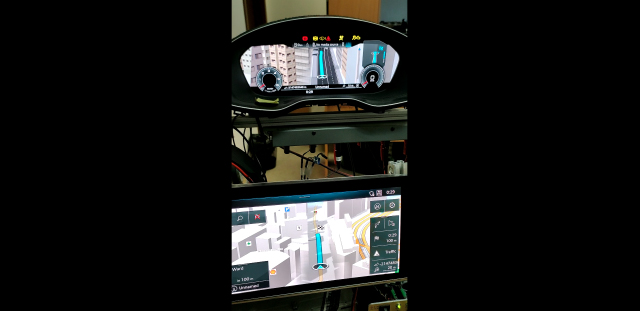 3D Engine of Navigation System for Audi