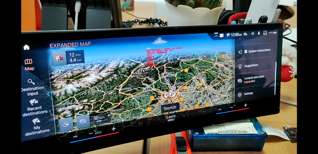 3D Engine of Navigation System for BMW