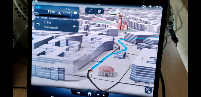 3D Engine of Navigation System for Daimler