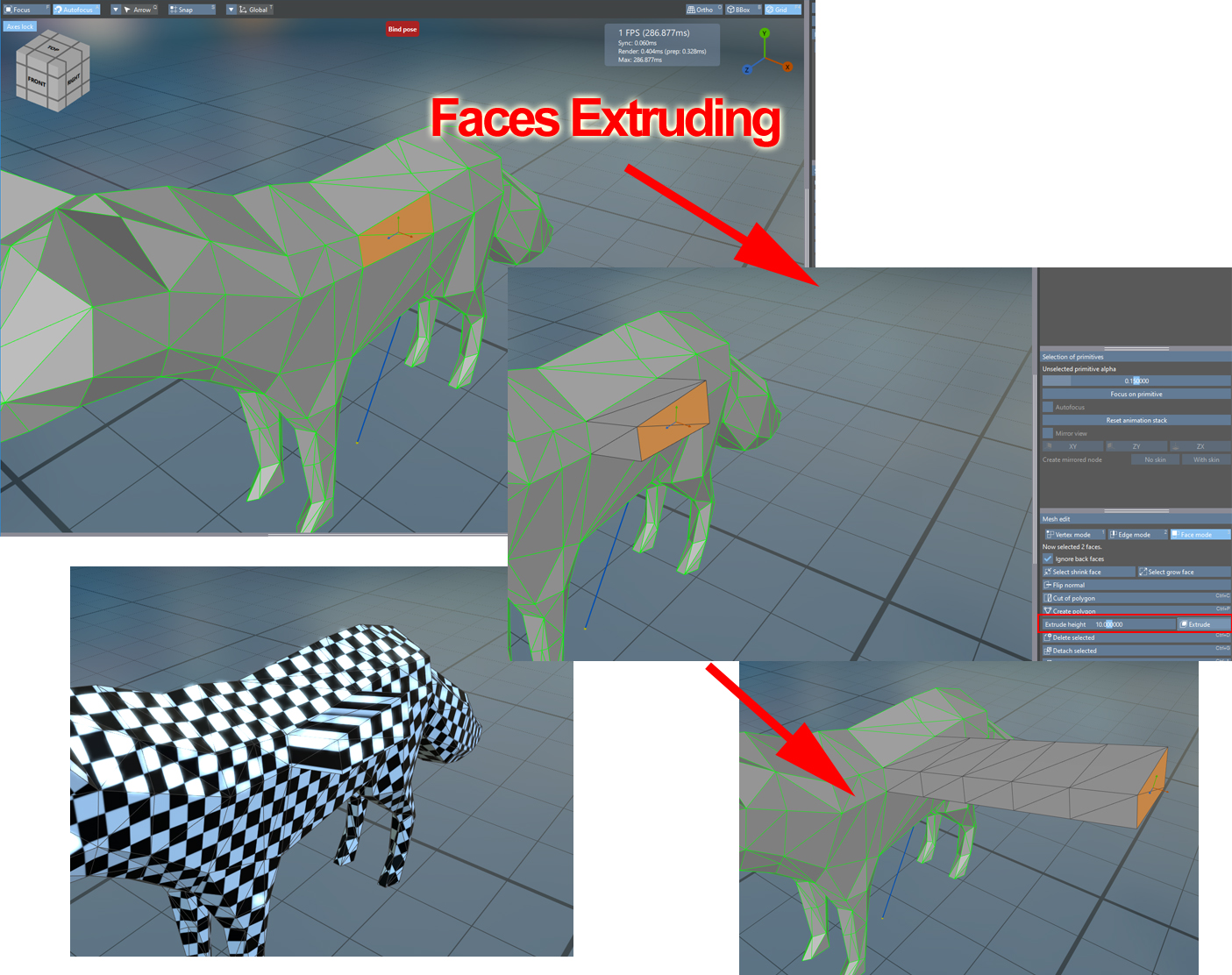 Faces Extrude