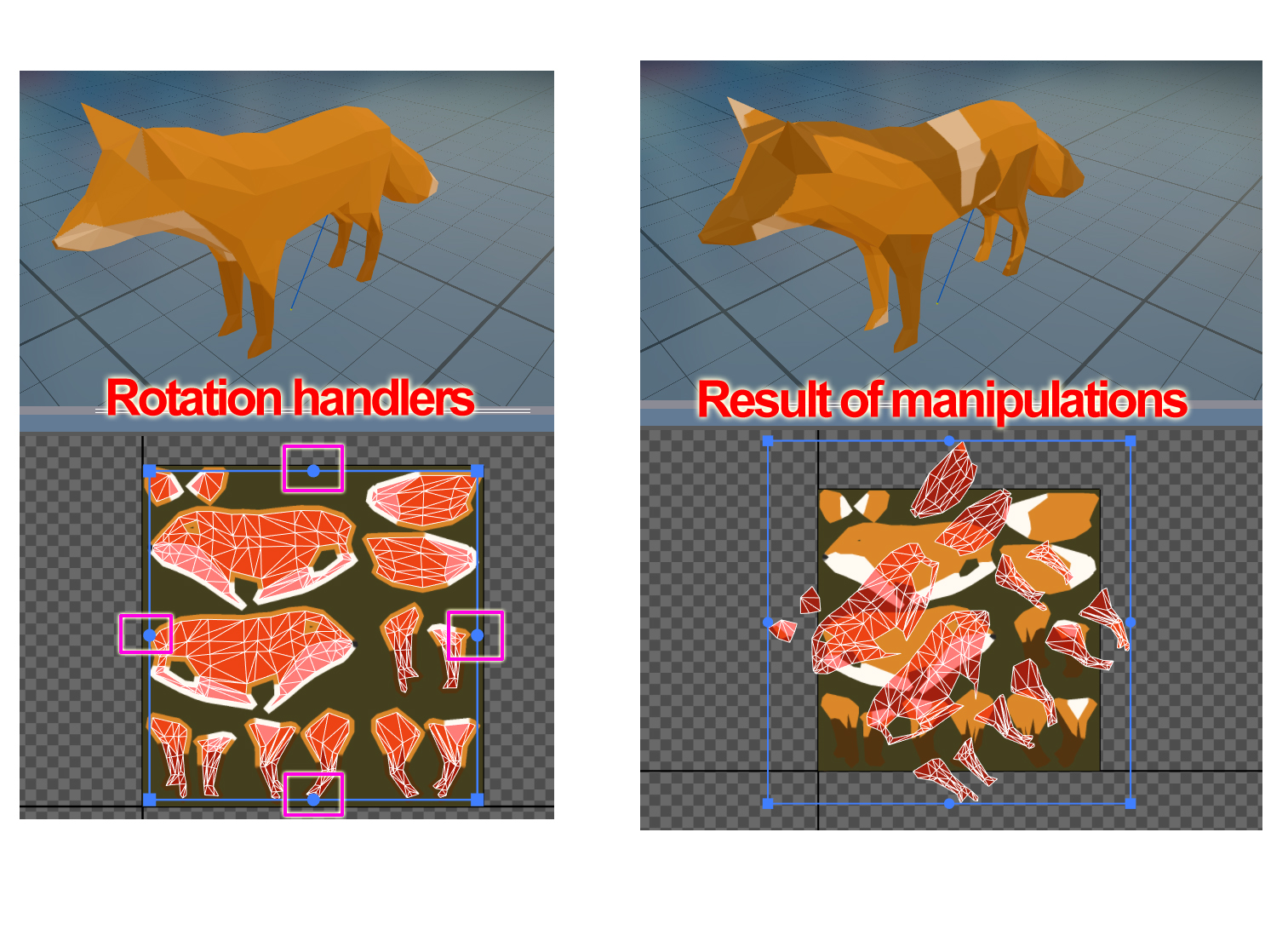 UV Map Editor Rotation
